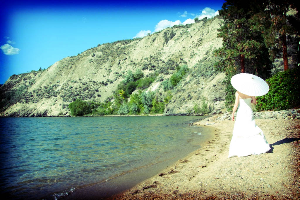 Professional Wedding Photography Bride on beach