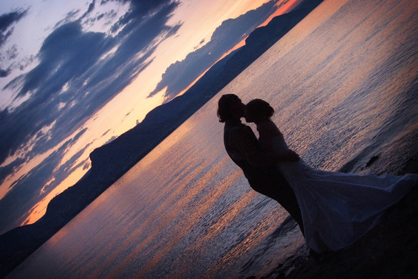 Keri Coles Photography Wedding Sunset